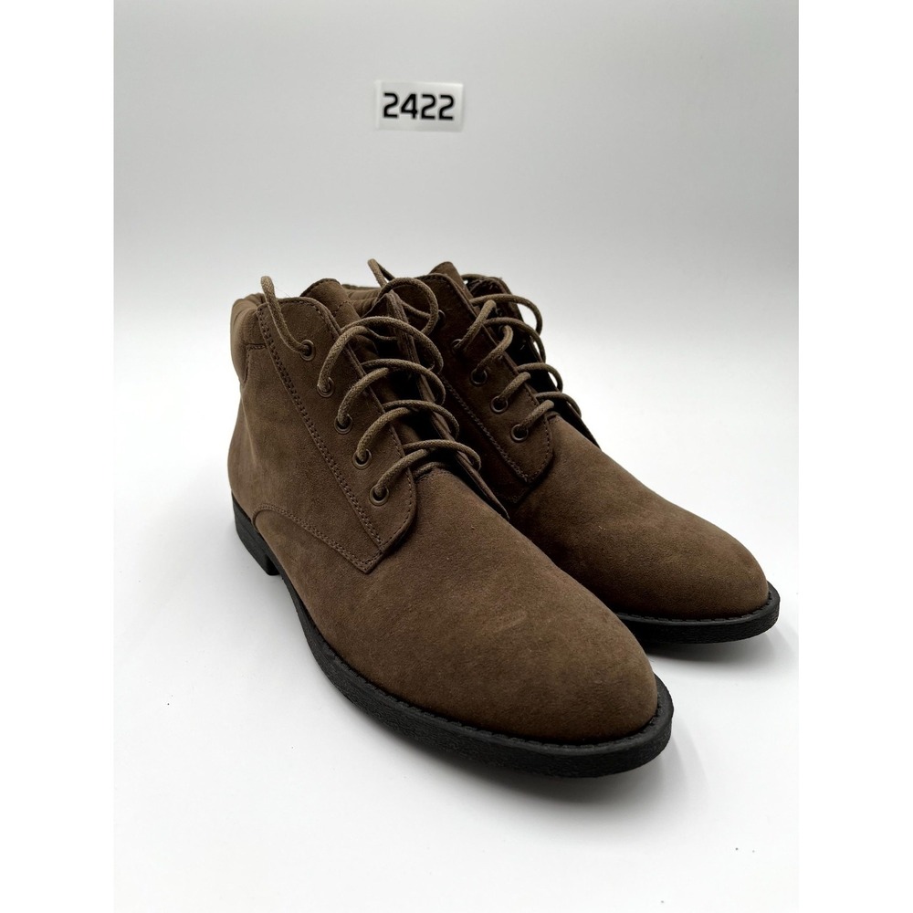 Roebuck & Co. Portia Women's 10M Bootie Brown Round Toe Lace Up Ankle Boots